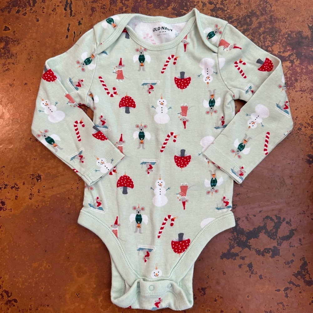 Old Navy Holiday Onesie